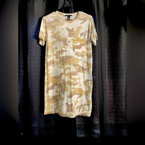 Camo T shirt Dress